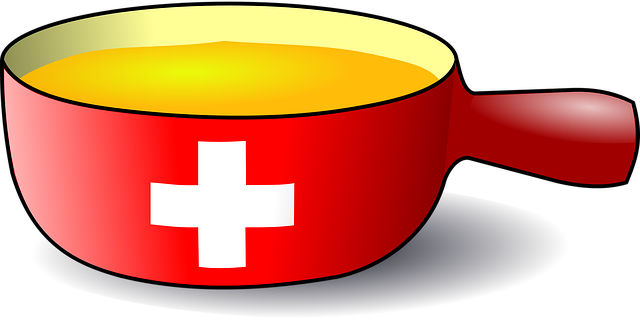 Free fondue cheese food illustration