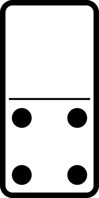 Free domino games tile vector