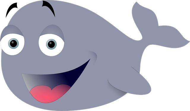 Azul, Baleia, Ampla, Peixe, Vida Marinha