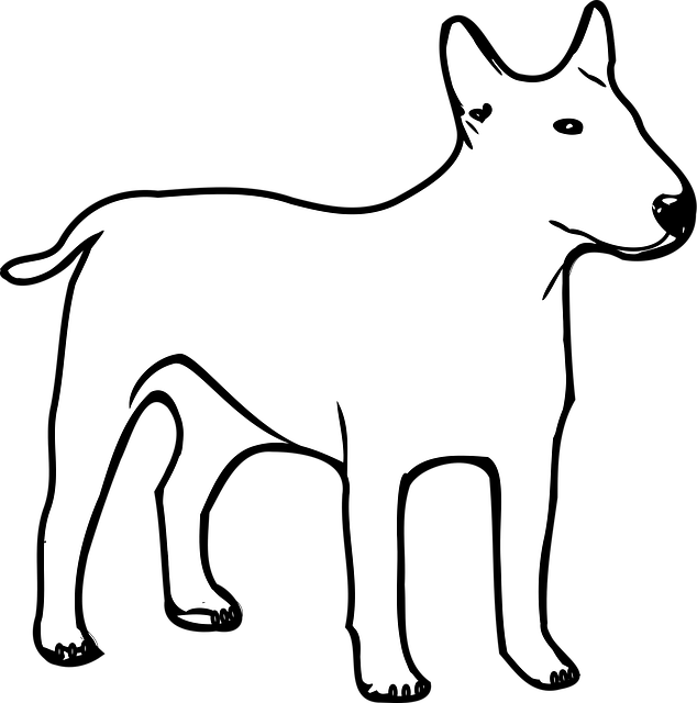 Free dog white animal vector