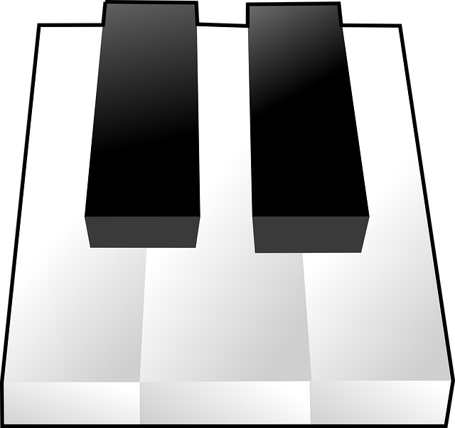 Free keyboard piano instrument vector