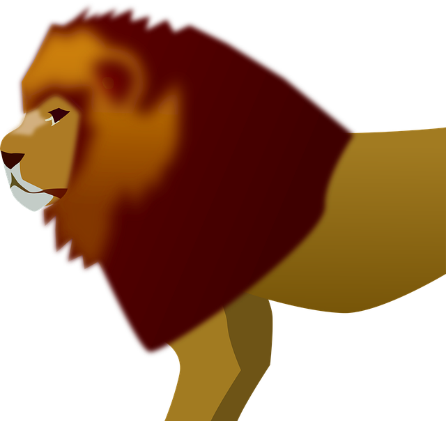 Free lion animal mammal vector