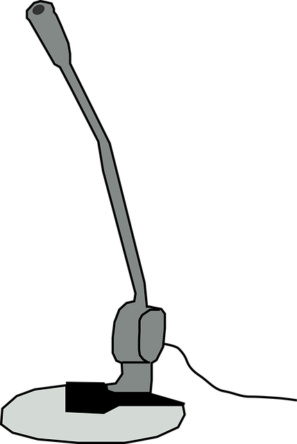 Free microphone record mic vector