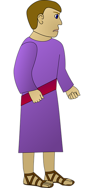 Mann, Jung, Männlich, Lila, Violett