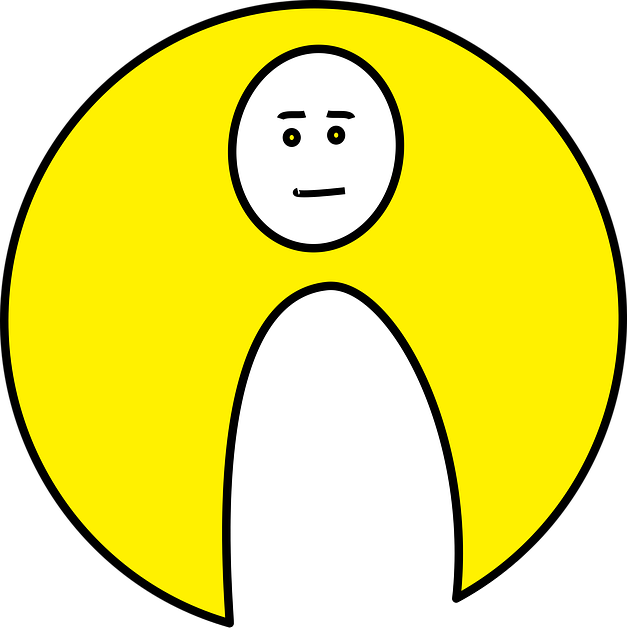 Free face round mood vector