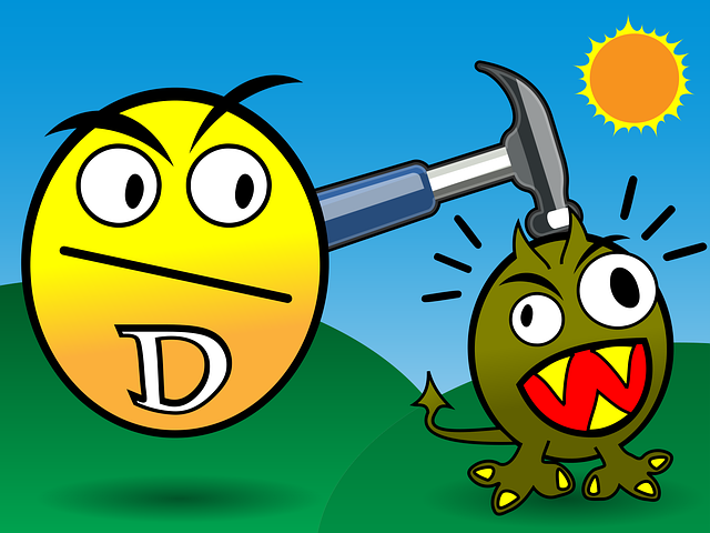 Free green sun hammer vector