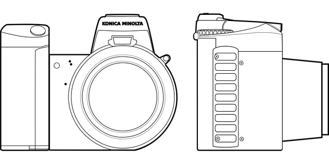 Free camera digital lens vector