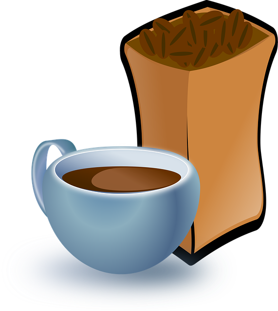 Free coffee cup snacks vector