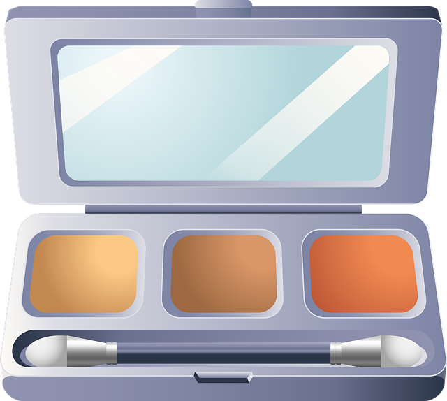 Free makeup box women illustration