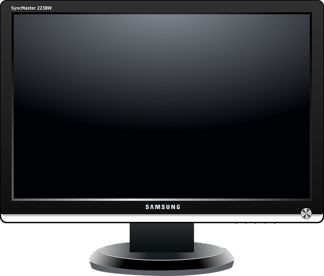 Free tv lcd trademark vector