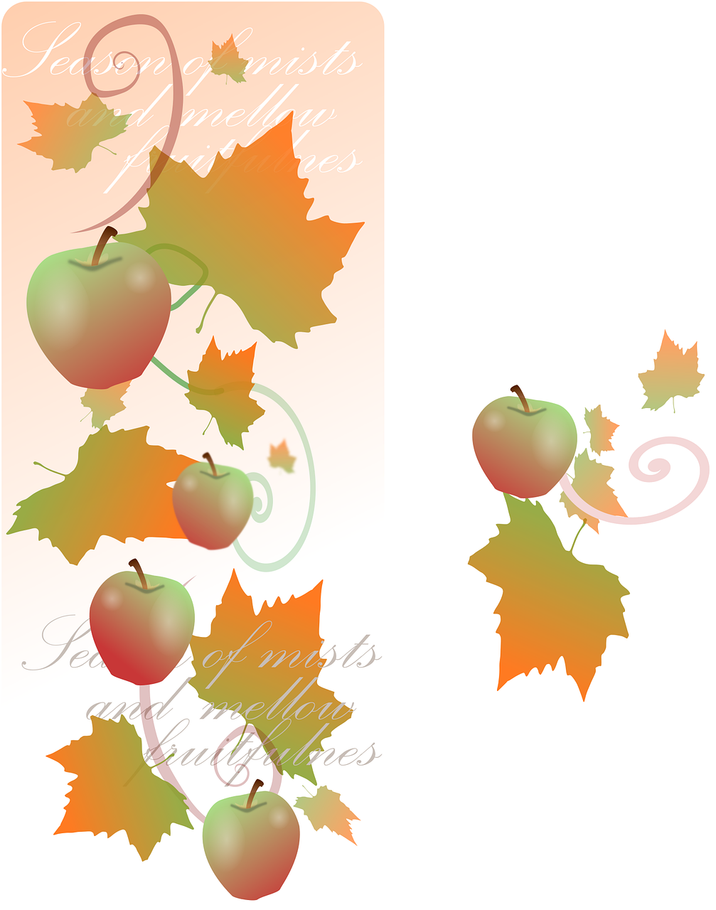 Download free HD stock image of Fall Apples Free fall apples seasons vector