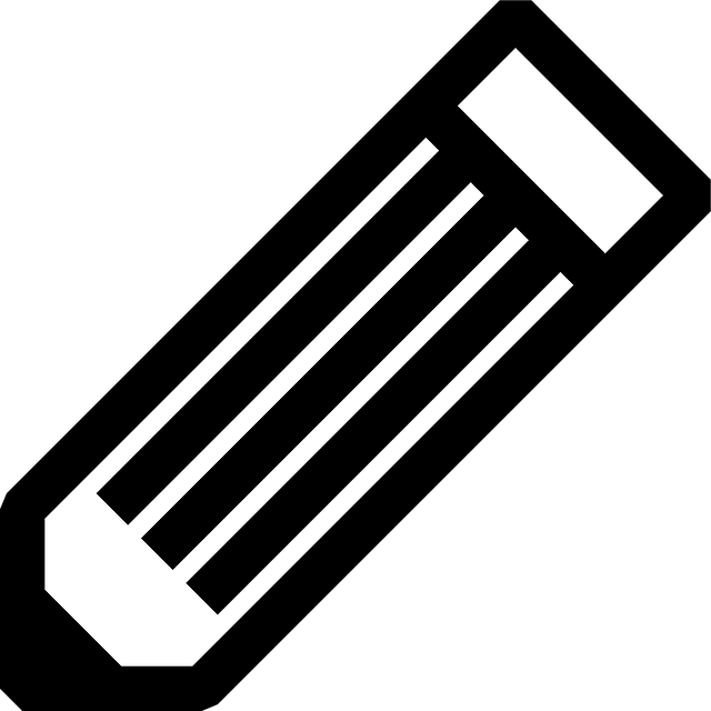 Free pencil office supply vector