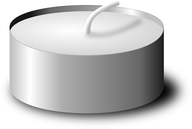 Free candle white grey vector