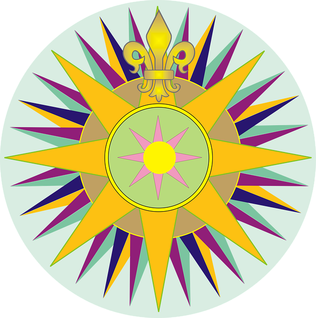 Free compass magnet magnetic vector
