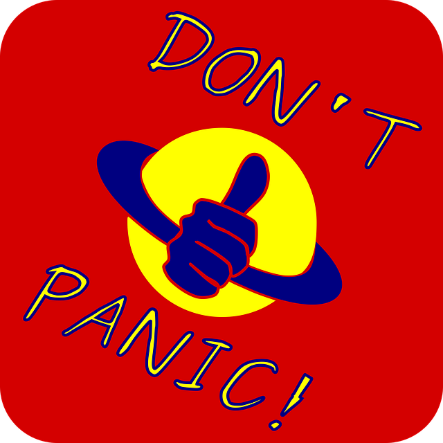 Free don't panic guild illustration