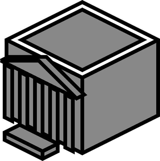 Free court building administration vector