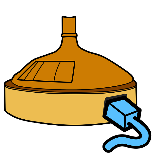 Free brewery facility brewing illustration