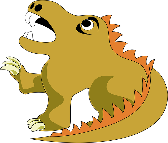 Free dragon firedrake beast vector