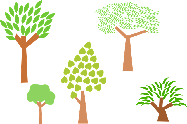 Free trees plants nature vector