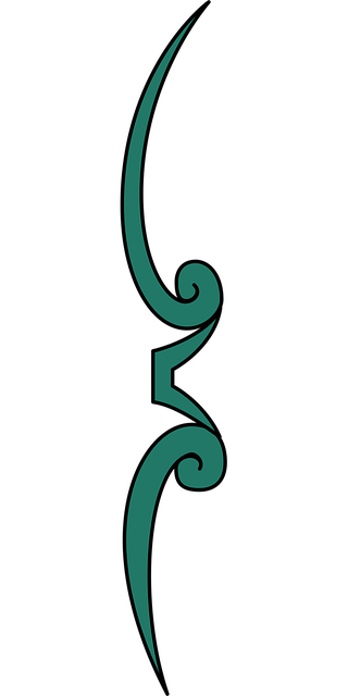 Free delimiters separators green vector