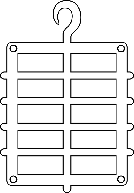Free clothes hangers white vector