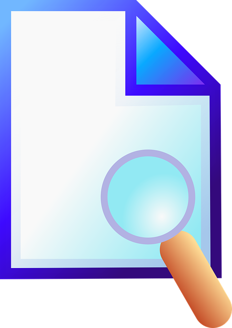 Free document searching lens vector