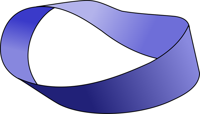 Free ribbon blue hair illustration