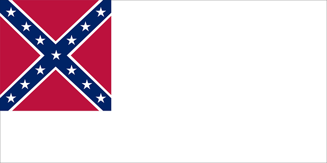 Free flag confederate states illustration