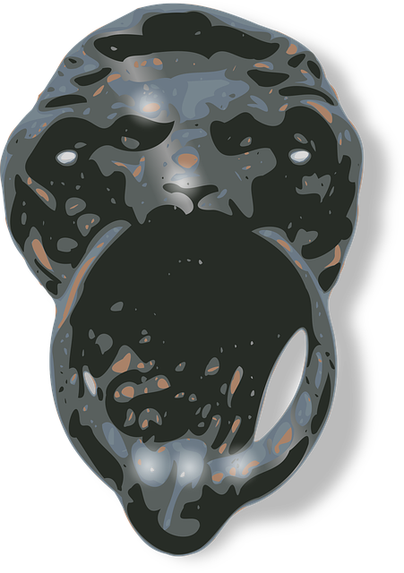 Free knocker vintage knob illustration