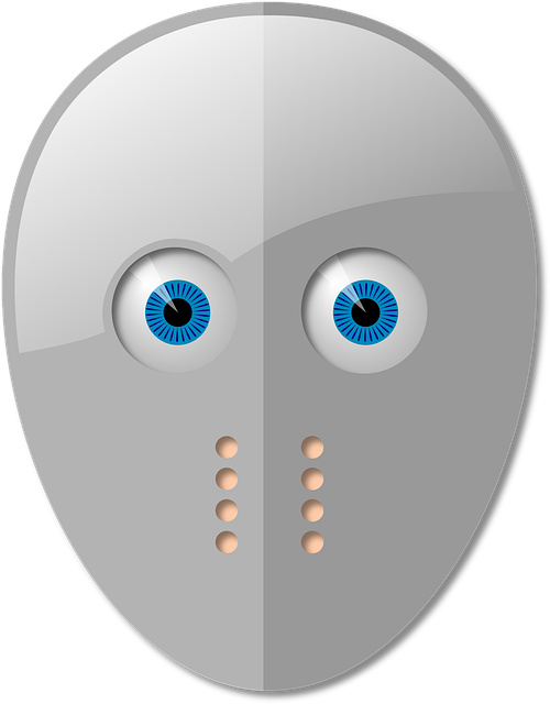 Free mask hockey eyes illustration