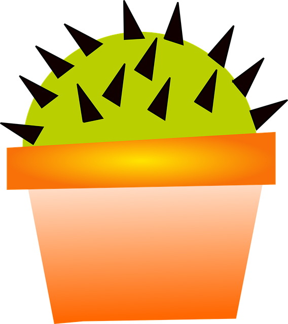 Free cactus plant dessert vector