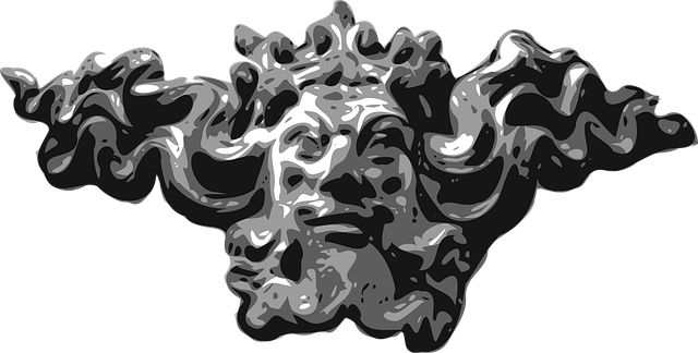 Free plaster relief clay relief stucco illustration
