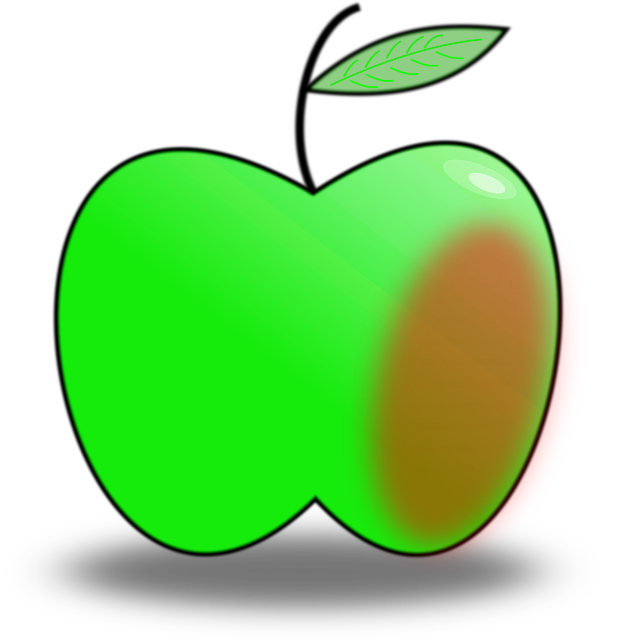 Free Apple Fruit vector and picture