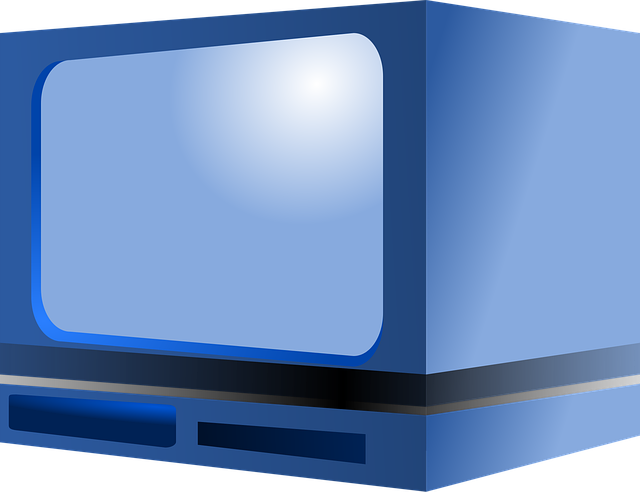 Free television tv technology vector