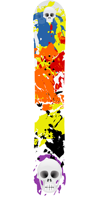 Free snowboard snowboarding sports illustration