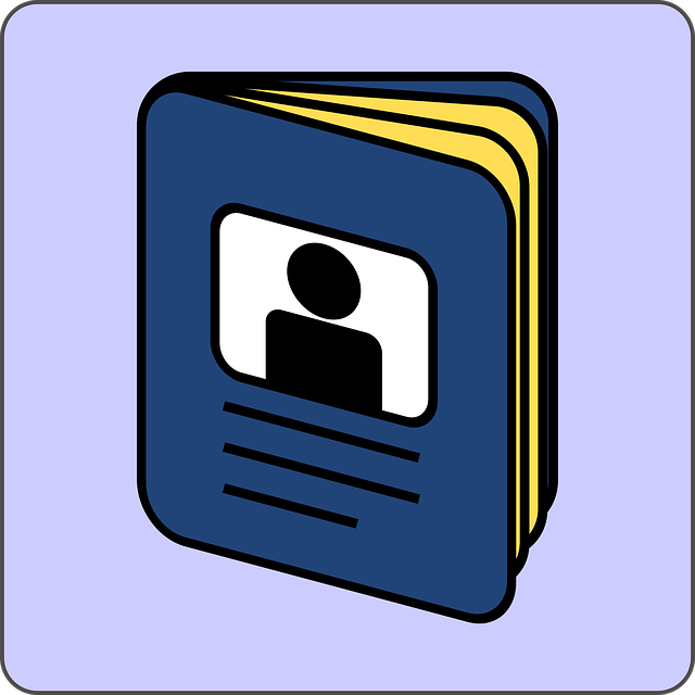 Free passport identification id vector