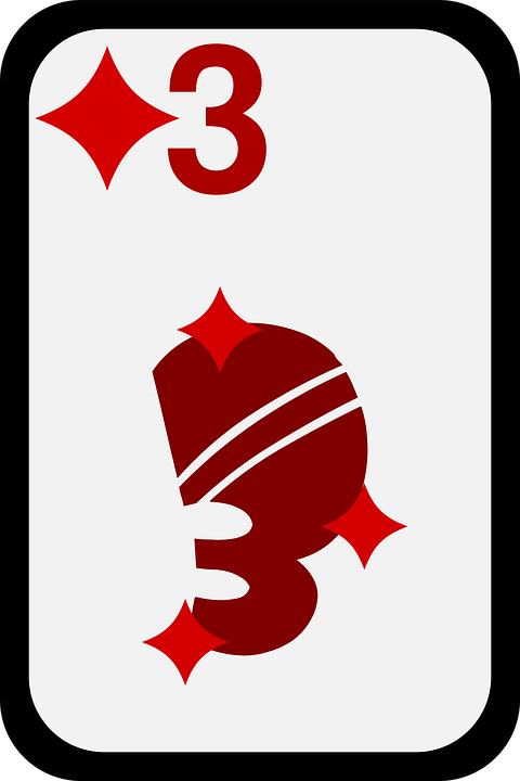 Download Three, Diamonds, Cards. Royalty-Free Vector Graphic - Pixabay