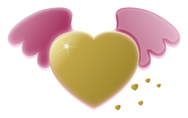 Free hearts shaped golden vector