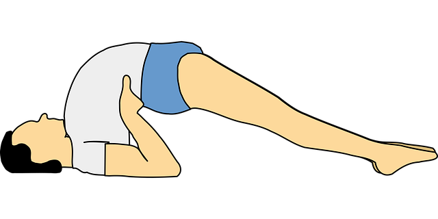 Yoga, Strecken, Mann, Bild, Person