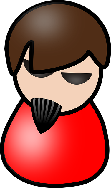 Free user person makeup vector