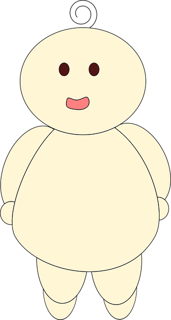 Free baby girl toy vector