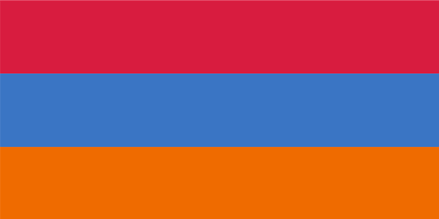 Free flag of armenia armenian tricolour illustration