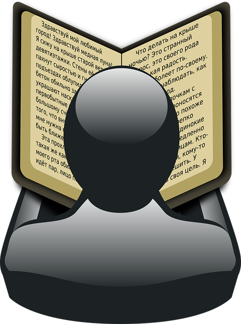 Hombre, Leyendo, Libro, Sentado
