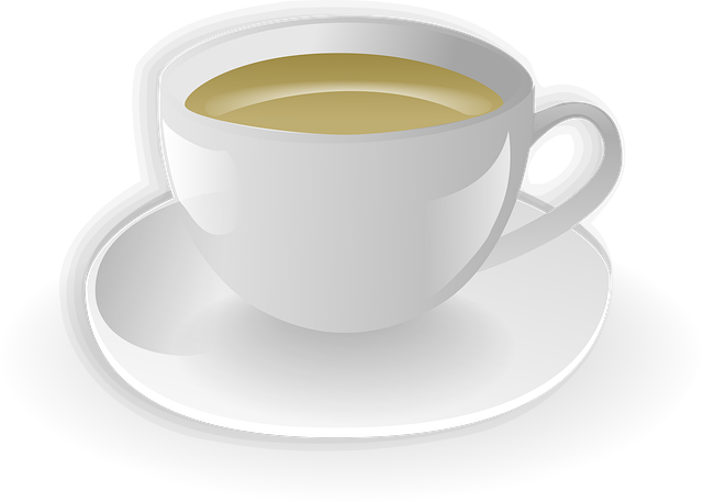 Free cup coffee hot vector