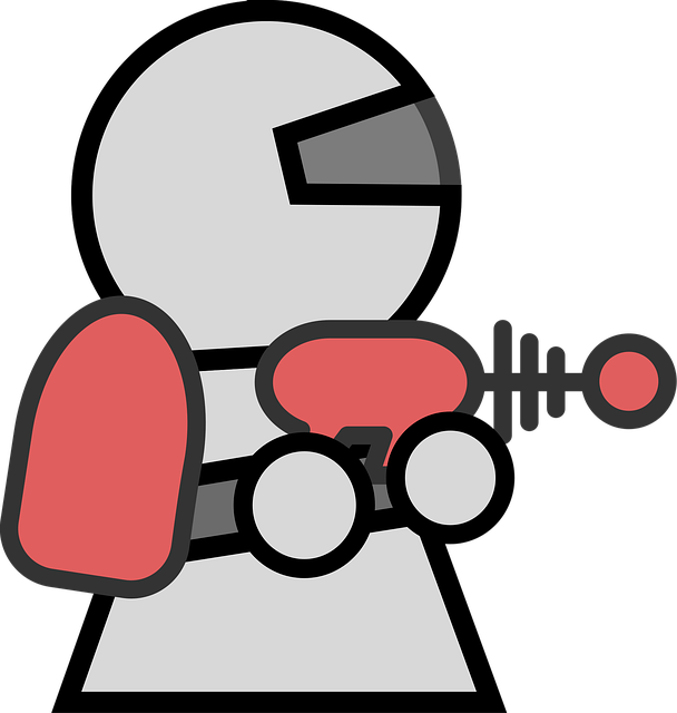 Download free HD stock image of Alien Helmet Free alien helmet gun illustration