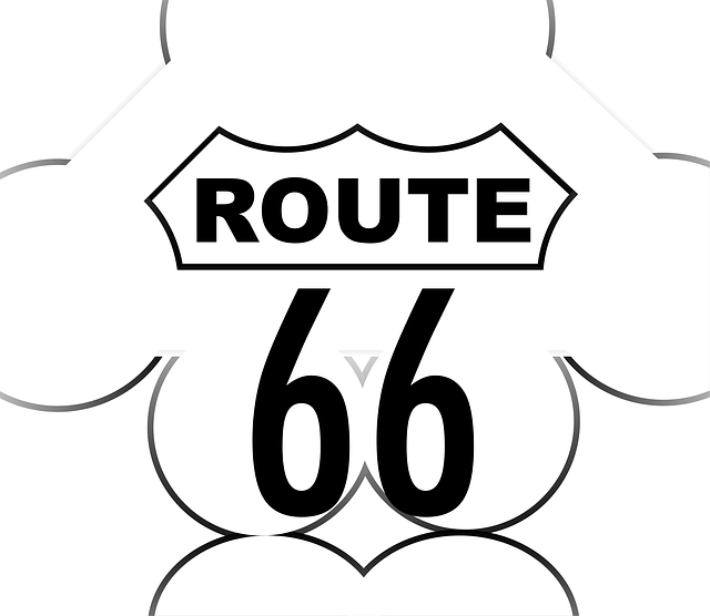 Free route 66 highway illustration