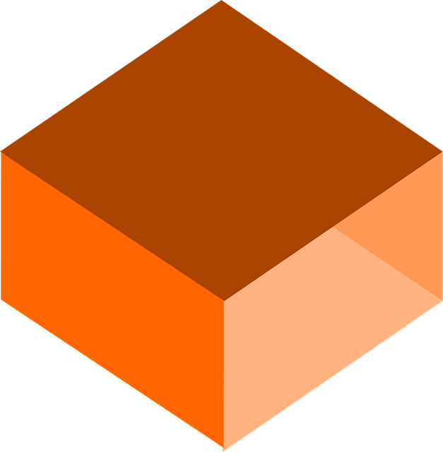 Free container box orange illustration