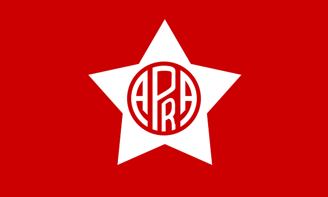 Free flag red peru vector