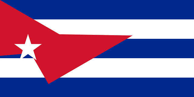 Free flag cuba south vector