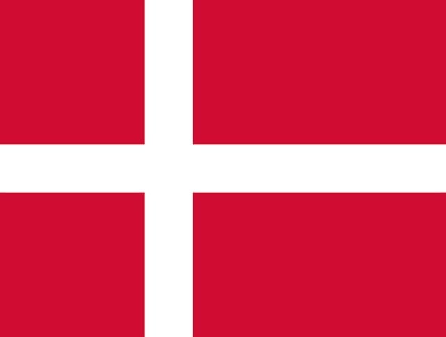 Free flag denmark red illustration